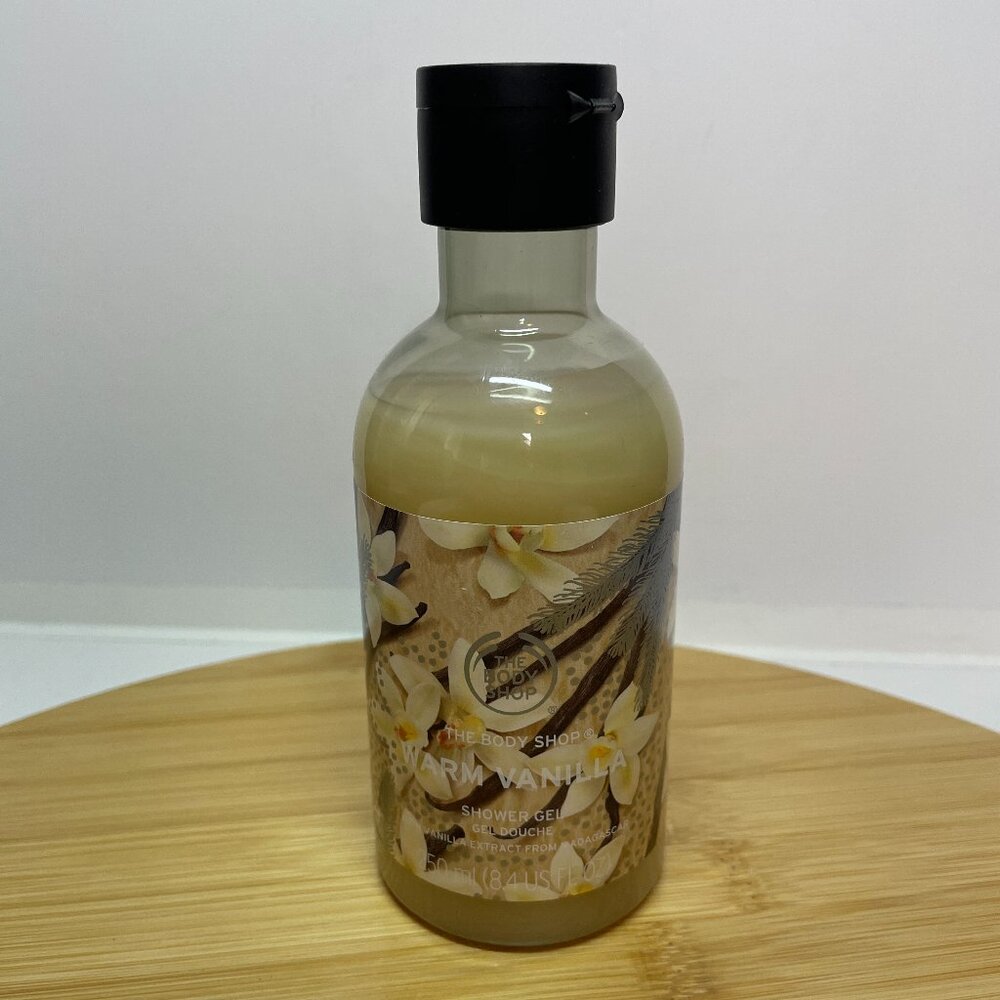 The Body Shop Warm Vanilla Shower Cream 8.4 oz Body Wash Moisturizing Nourishing